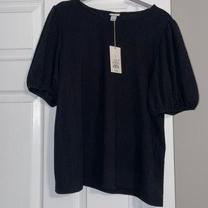 Black Blouse - Stretchy material